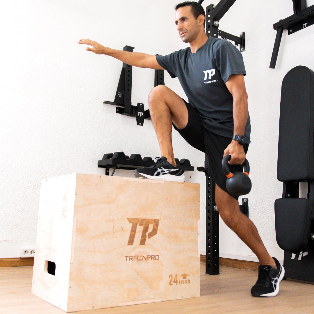 Cajón pliométrico 3 en 1